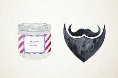 Watercolor Barber Shop Clipart, Barber Shop Clip Art Product Image 6