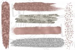 Rose Gold Brush Strokes Product Image 3