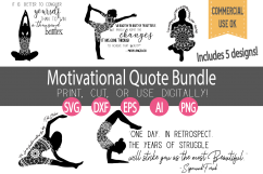 Motivational Quote Bundle 2 - Cut Files and Clip Art Product Image 1