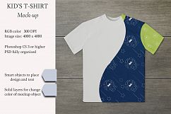 Kids t-shirt mockup. Product mockup. Product Image 1