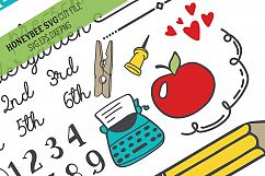 First Day Last Day School Kit SVG Cut file Product Image 2