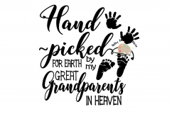 Hand Picked for Earth SVG In Memory of Great Grandparents Product Image 2