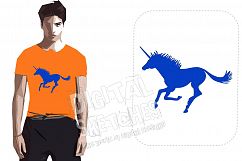 Galloping Unicorn Machine Embroidery Design 6 Sizes Product Image 1