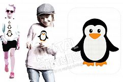 Penguin Animals Machine Embroidery Design 4 Sizes Product Image 1