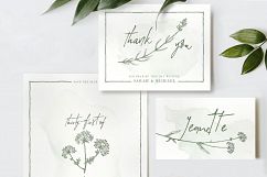 Natural Floral Wedding Invitation Suite Product Image 4