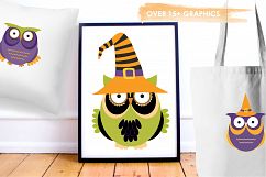 Halloween Owls graphics and illustrations Product Image 5