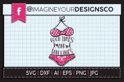 Good Times and Tan Lines SVG Digital Cut File Product Image 1