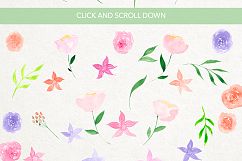 Watercolor fresh spring floral Product Image 6