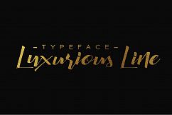 Luxurious Line Typeface Product Image 1