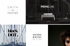 100 Typo Logos + 100 Logo Frames Product Image 3