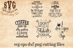 Coffee Svg Cutting Collection Product Image 1