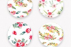 Watercolor Bright Flowers Product Image 5