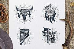 Wild at Heart. Native American Vintage Badges. Vol.1 Product Image 5