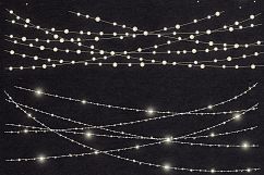 Christmas String Lights Clip Art Product Image 5