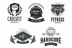 Retro Gym | Logo Templates Product Image 13