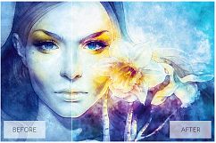 Lovely Watercolor Effect | Photoshop Actions Product Image 47