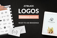 30 Premade Logos – Feminine Edition Product Image 1