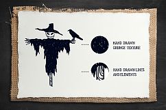 Halloween. 50 Hand Drawn Objects Product Image 2