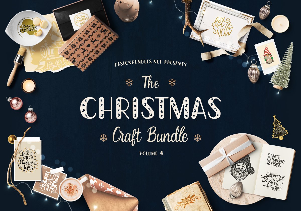 Download The Christmas Craft Bundle Volume 4 Designbundles