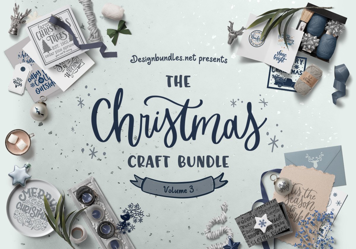 Download The Christmas Craft Bundle Iii Design Bundles PSD Mockup Templates