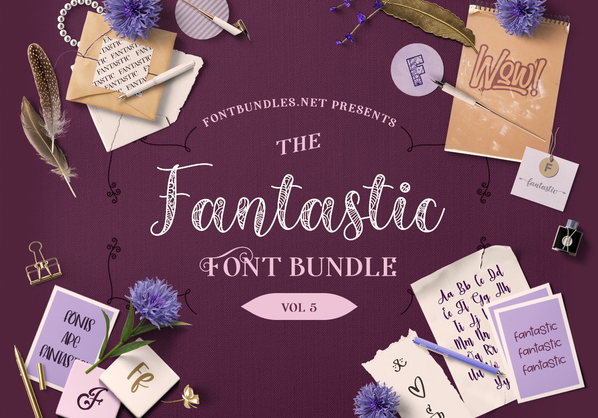 Download The Fantastic Font Bundle Volume 5 Fontbundles