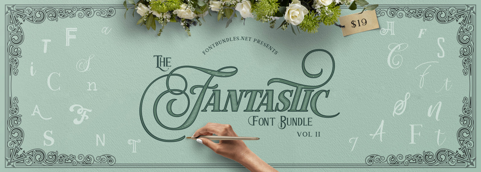 The Fantastic Font Bundle II Cover