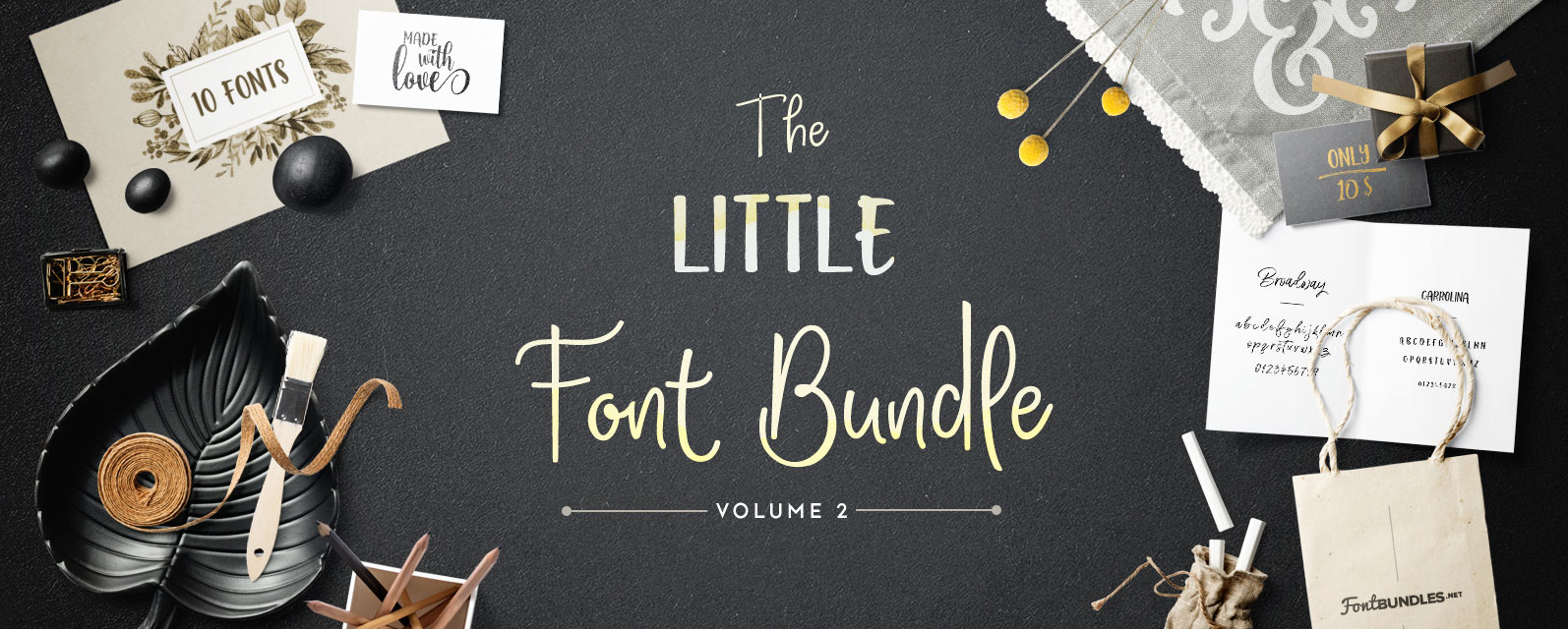 The Little Font Bundle Volume II Cover