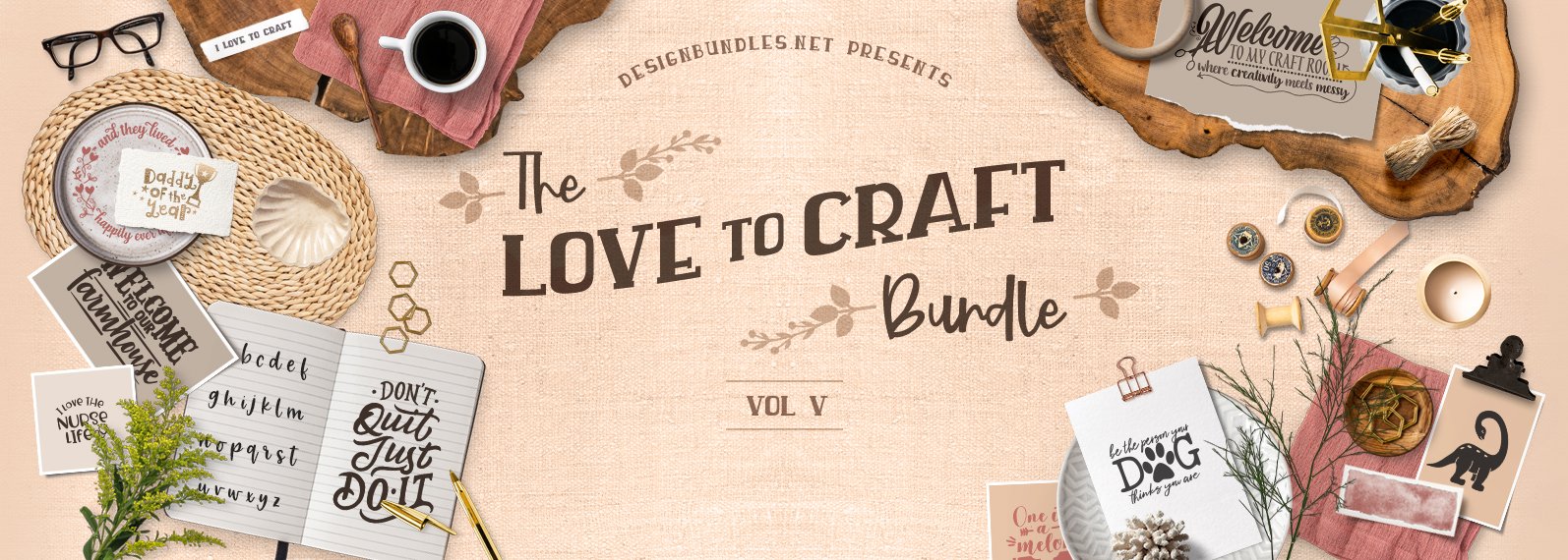 Download Love To Craft Bundle V Designbundles