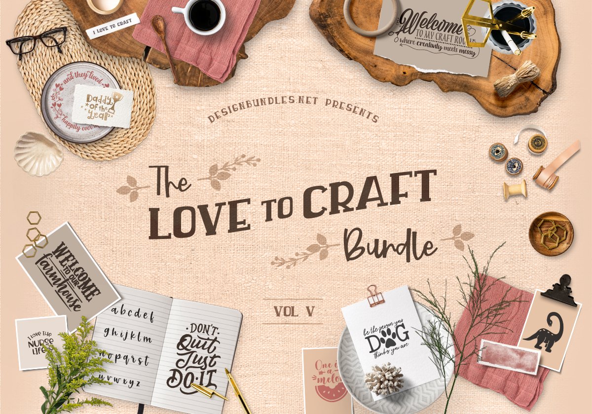 Download Love To Craft Bundle V Designbundles