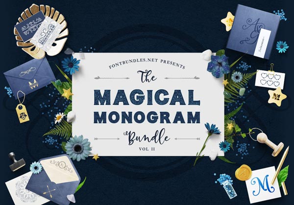 Download The Magical Monogram Bundle Ii Design Bundles