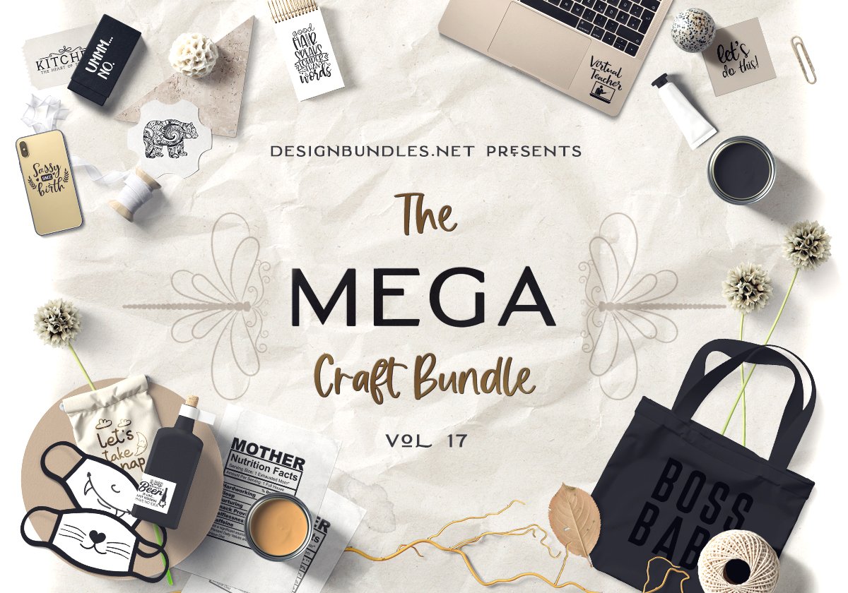 Download The Mega Craft Bundle 17 Designbundles