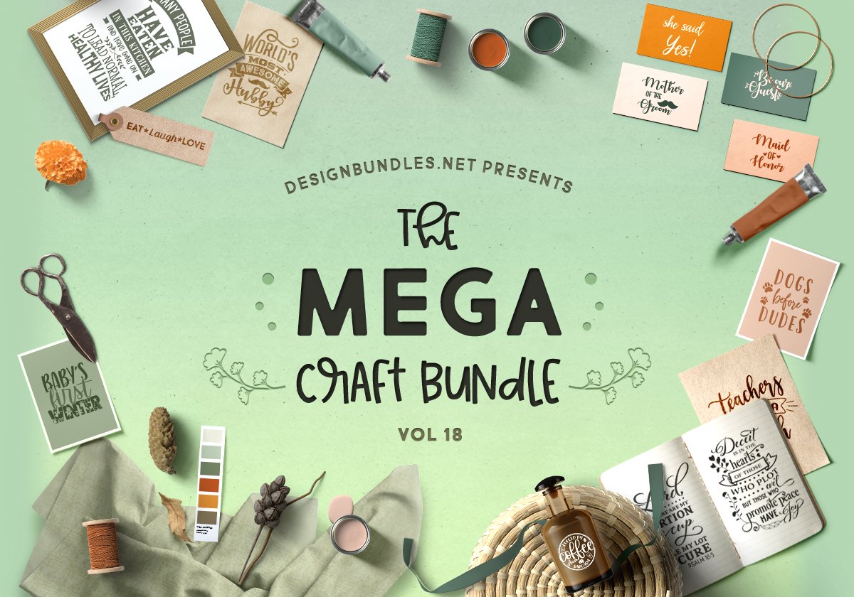 Download The Mega Bundle 18 Design Bundles