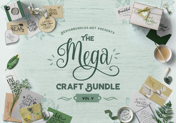 Download The Mega Craft Bundle V Design Bundles