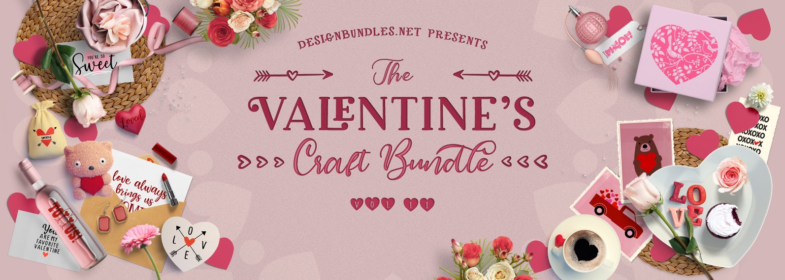 The Valentines Craft Bundle II Cover