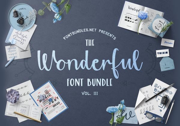 The Wonderful Font Bundle III Cover