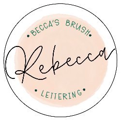 Becca's Brush Lettering Avatar