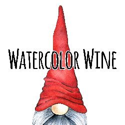 Watercolor Wine Avatar