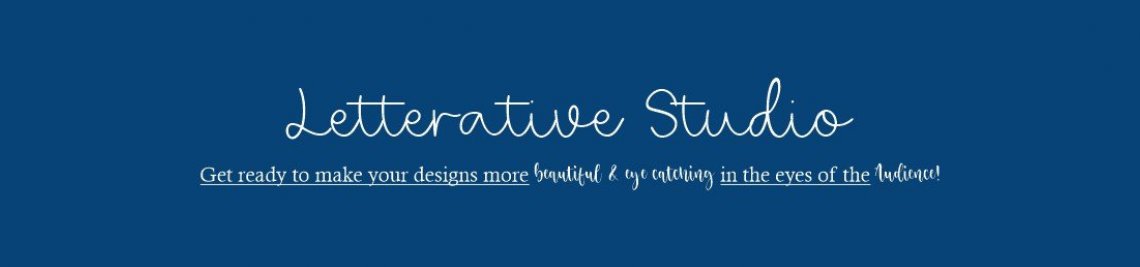 Letterative Studio Profile Banner