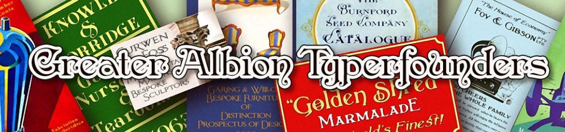 Greater Albion TypeFounders Profile Banner