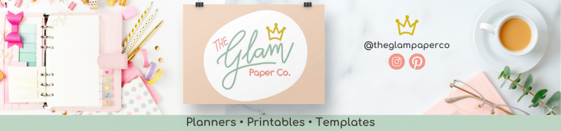 The Glam paper Co Profile Banner