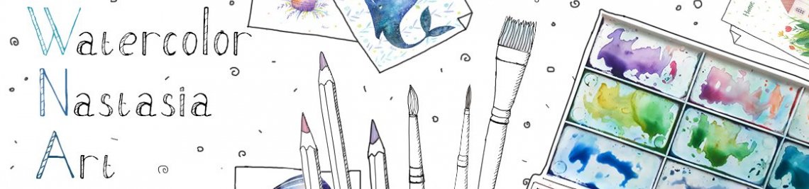 Watercolor Nastasia Art Profile Banner