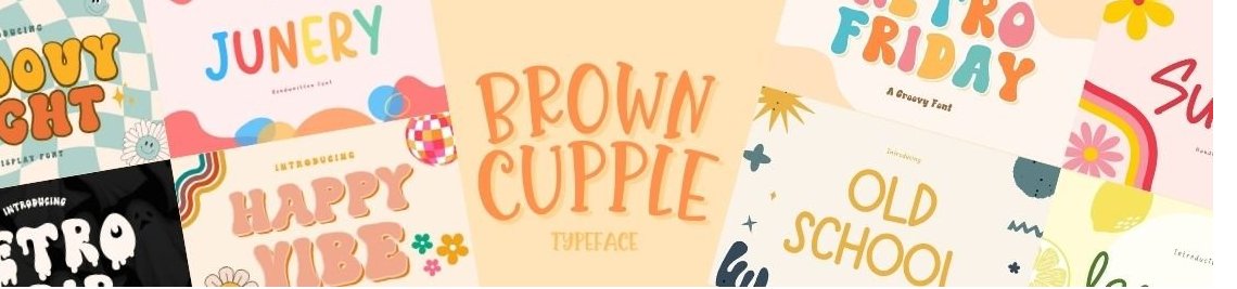 Brown Cupple Typeface | Font Bundles