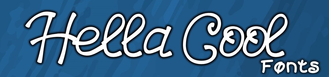 Hella Cool Fonts Profile Banner
