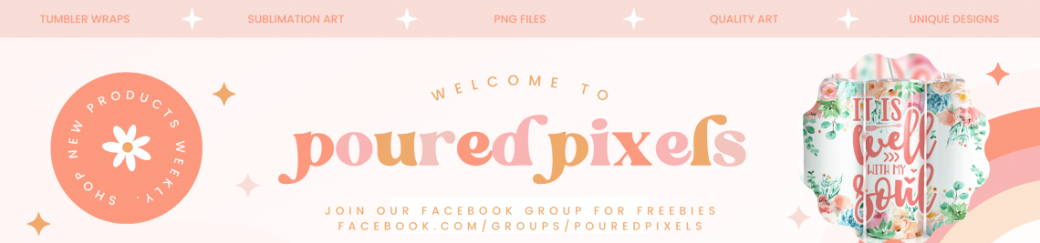 PouredPixels Profile Banner