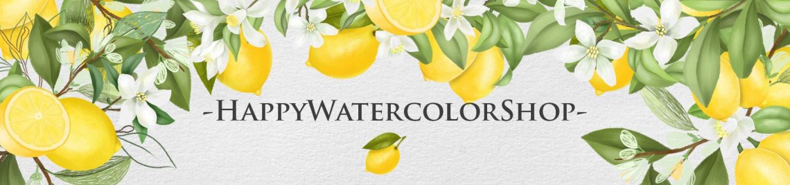 HappyWatercolorShop Profile Banner