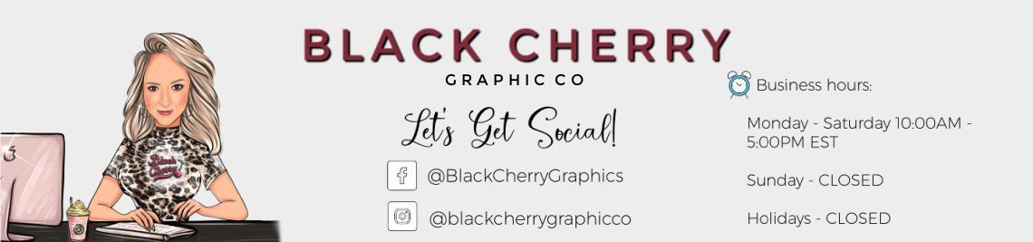 Black Cherry Graphic Co Profile Banner