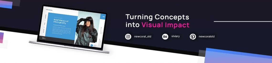 New Coral Design Profile Banner