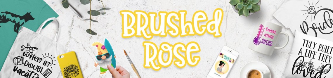 Brushed Rose Digital Profile Banner
