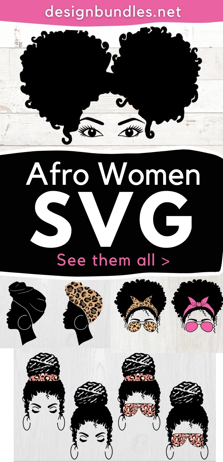 Afro Women SVGs