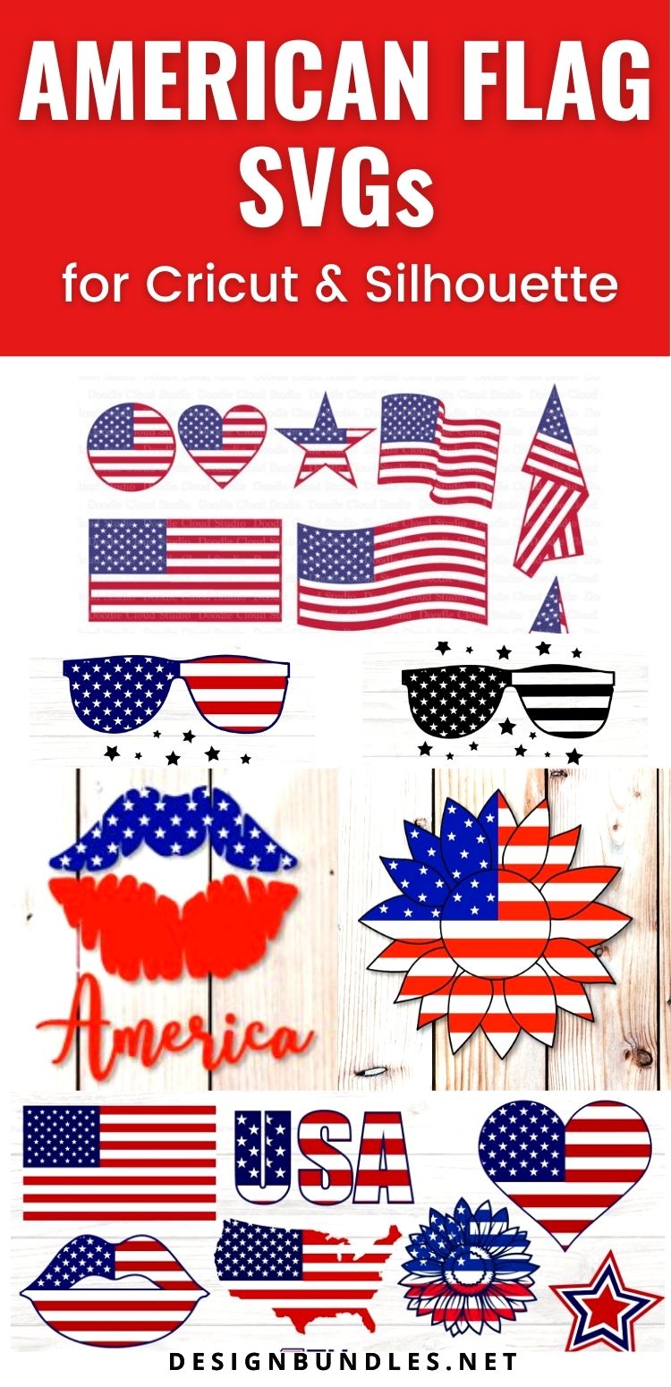American Flag SVGs